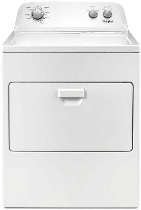 Whirlpool� 7.0 Cu. Ft. White Front Load Gas Dryer - Burnett Furniture (Henryetta, OK)