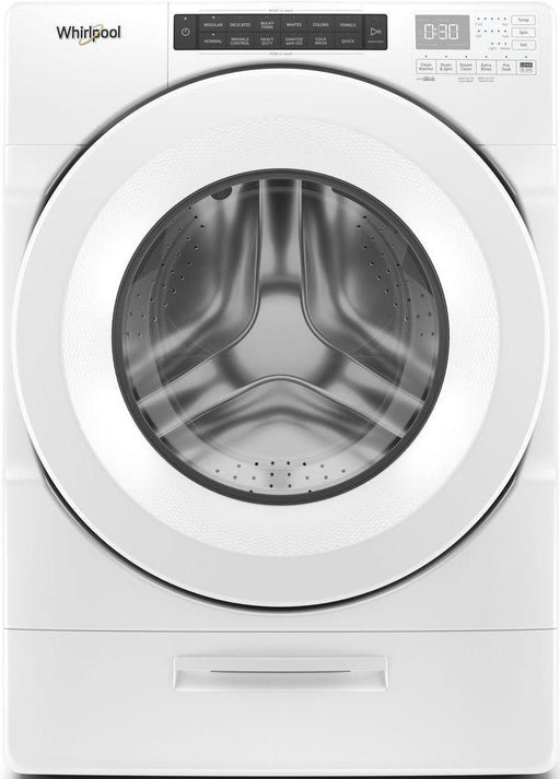 Whirlpool� 4.5 Cu. Ft. White Front Load Washer - Burnett Furniture (Henryetta, OK)