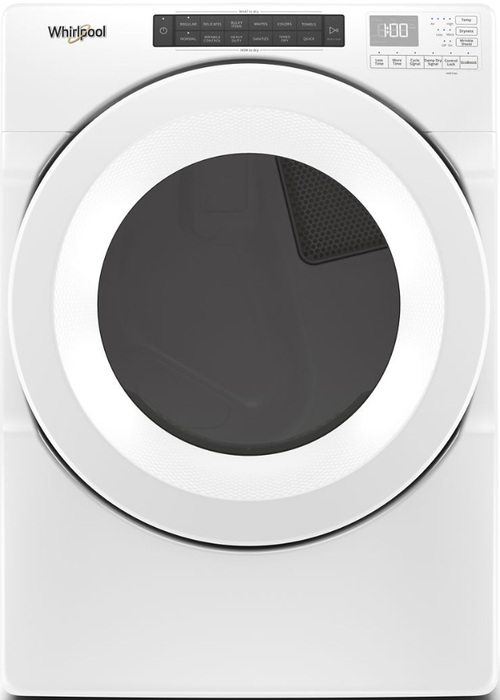 Whirlpool� 7.4 Cu. Ft. White Front Load Electric Dryer - Burnett Furniture (Henryetta, OK)