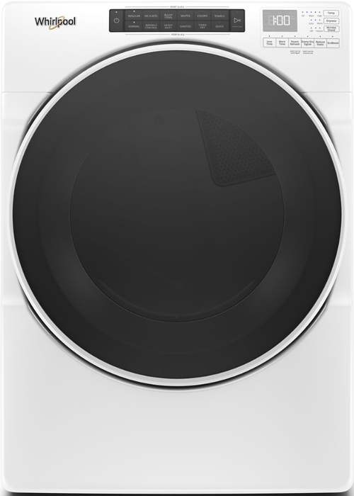 Whirlpool� 7.4 Cu. Ft. White Front Load Electric Dryer - Burnett Furniture (Henryetta, OK)