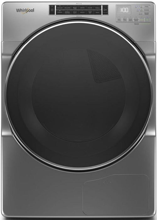 Whirlpool� 7.4 Cu. Ft. Chrome Shadow Front Load Electric Dryer - Burnett Furniture (Henryetta, OK)