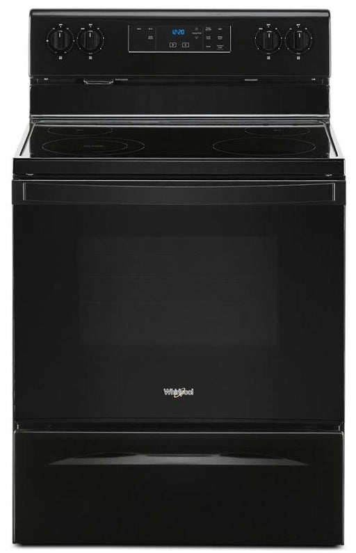 Whirlpool� 30" Black Free Standing Electric Range - Burnett Furniture (Henryetta, OK)