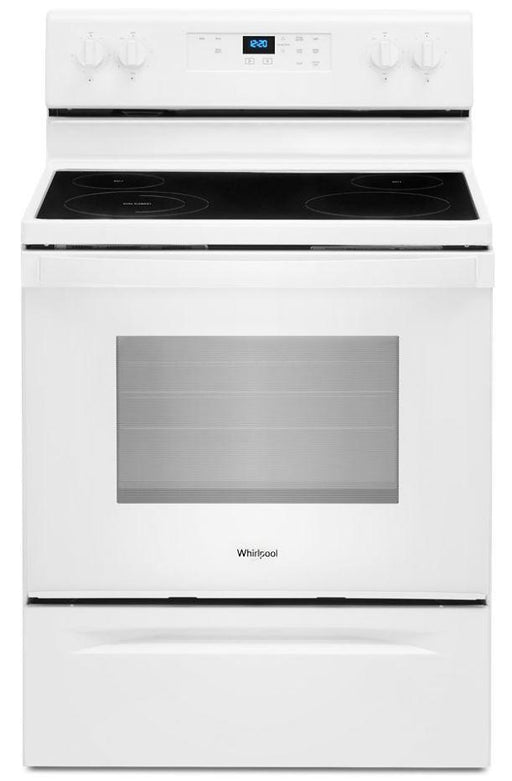 Whirlpool� 30" White Free Standing Electric Range - Burnett Furniture (Henryetta, OK)