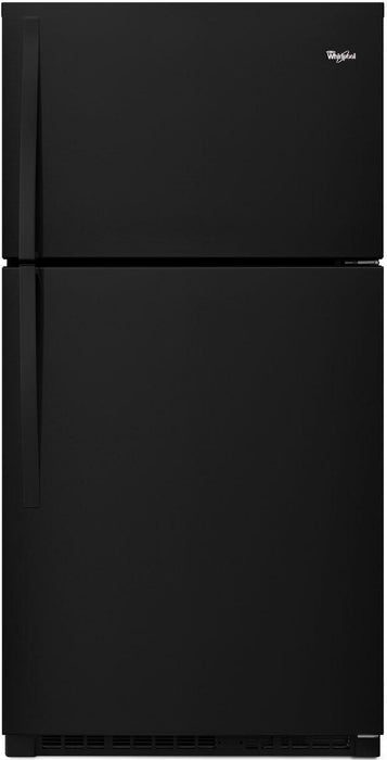 Whirlpool� 21.3 Cu. Ft. Black Top Freezer Refrigerator image