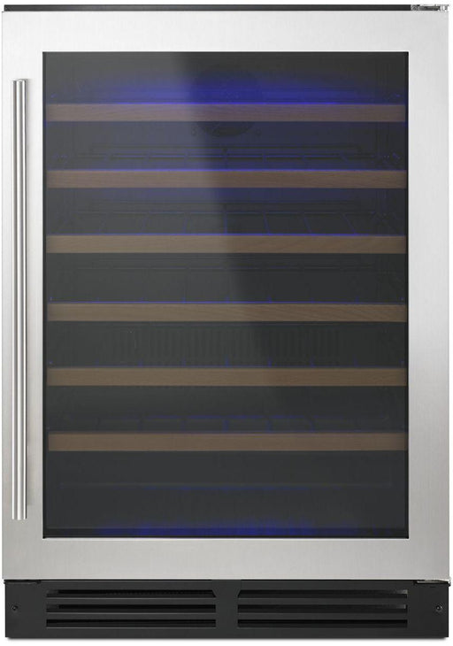 Whirlpool� 24" Black Stainless Steel Wine Cooler image