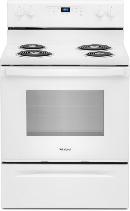 Whirlpool� 30" White Free Standing Electric Range image