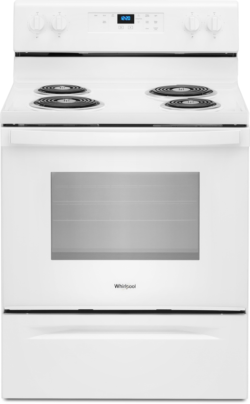 Whirlpool� 30" White Free Standing Electric Range image