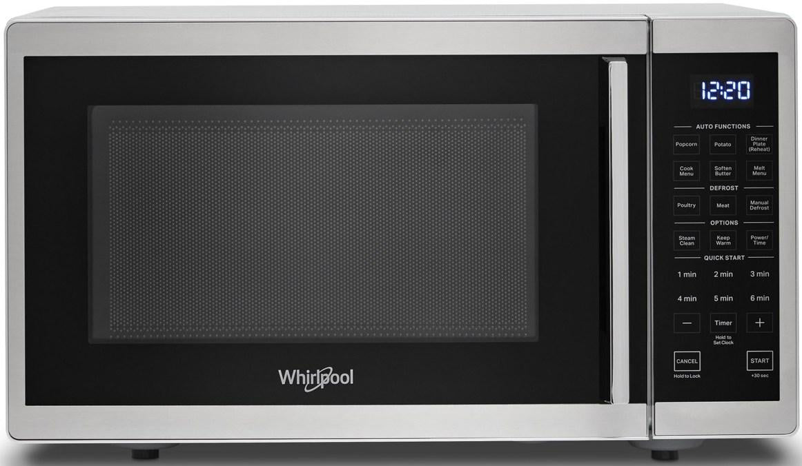 Whirlpool� 0.9 Cu. Ft. Heritage Stainless Steel Countertop Microwave image