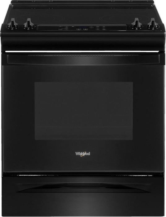 Whirlpool� 30" Black Freestanding Electric Range - Burnett Furniture (Henryetta, OK)