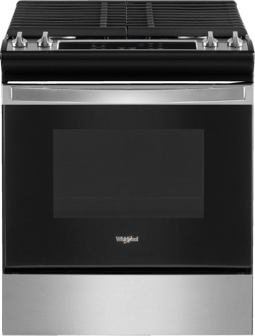 Whirlpool� 30" Stainless Steel Freestanding Gas Range image