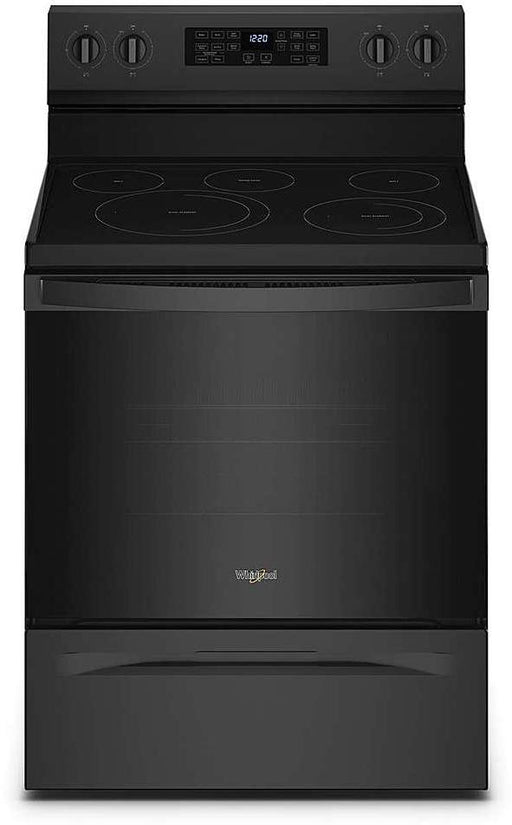 Whirlpool� 30" Black Freestanding Electric Range with 5-in-1 Air Fry Oven image