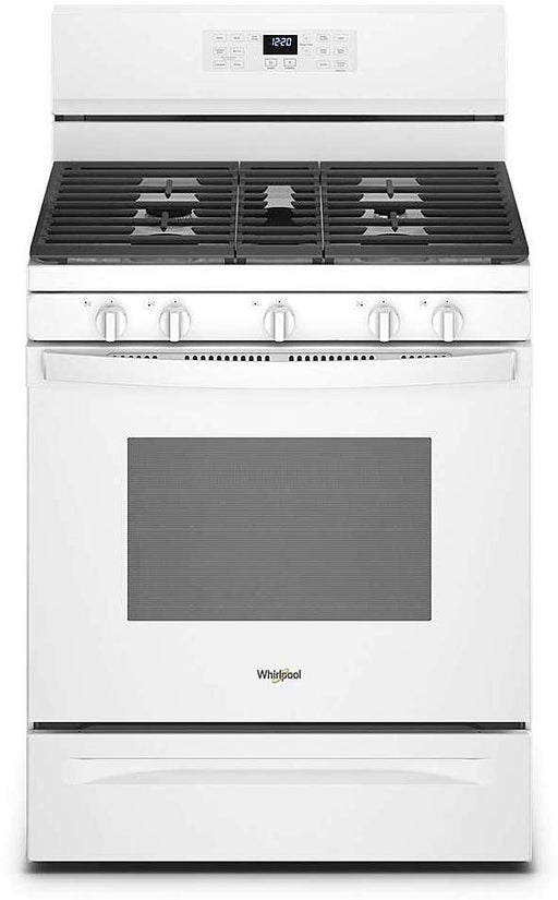 Whirlpool� 30" White Freestanding Gas Range with 5-in-1 Air Fry Oven image