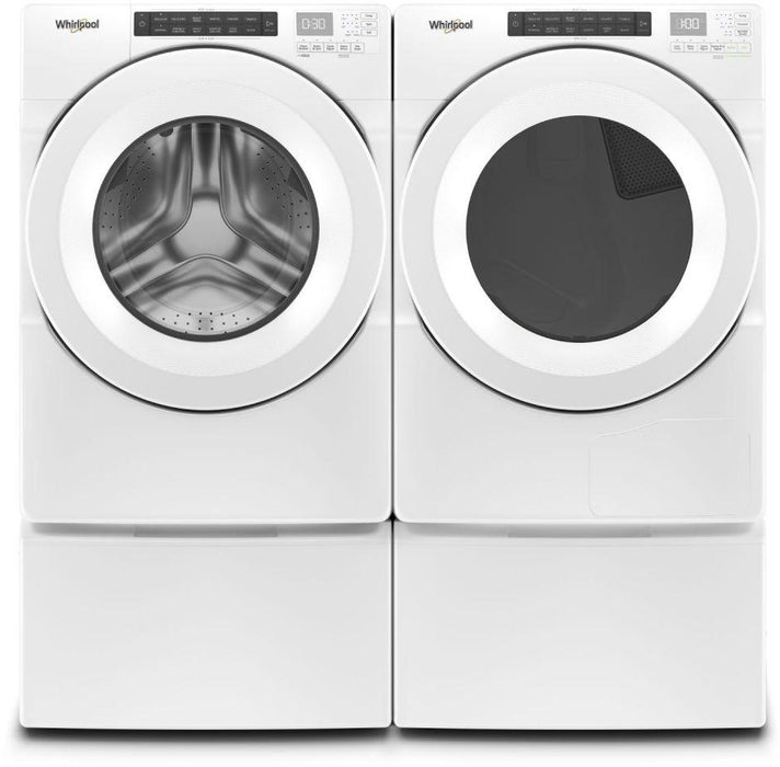 Whirlpool� White Front Load Laundry Pair - Burnett Furniture (Henryetta, OK)