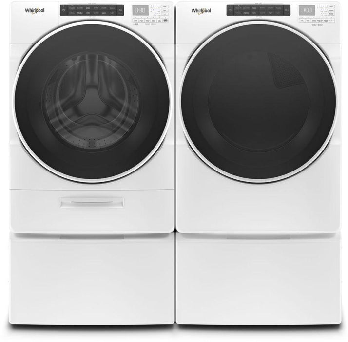 Whirlpool� White Front Load Laundry Pair - Burnett Furniture (Henryetta, OK)