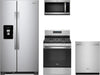 Whirlpool� 4 Piece Kitchen Package-Stainless Steel - Burnett Furniture (Henryetta, OK)