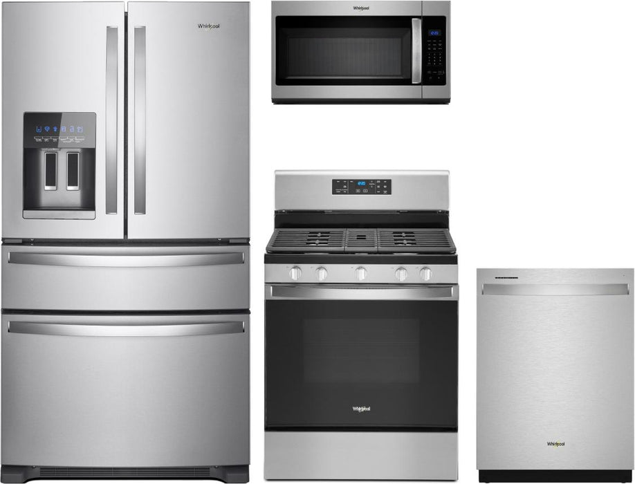 Whirlpool� 4 Piece Kitchen Package-Stainless Steel - Burnett Furniture (Henryetta, OK)