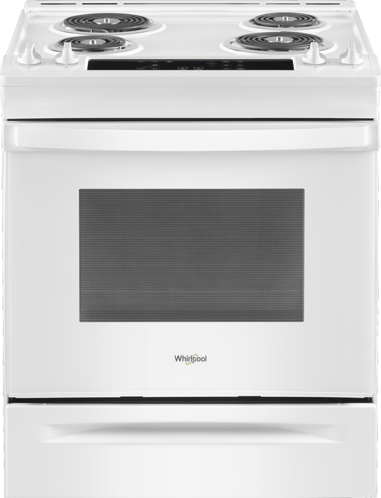 Whirlpool� 30" White Freestanding Electric Range - Burnett Furniture (Henryetta, OK)