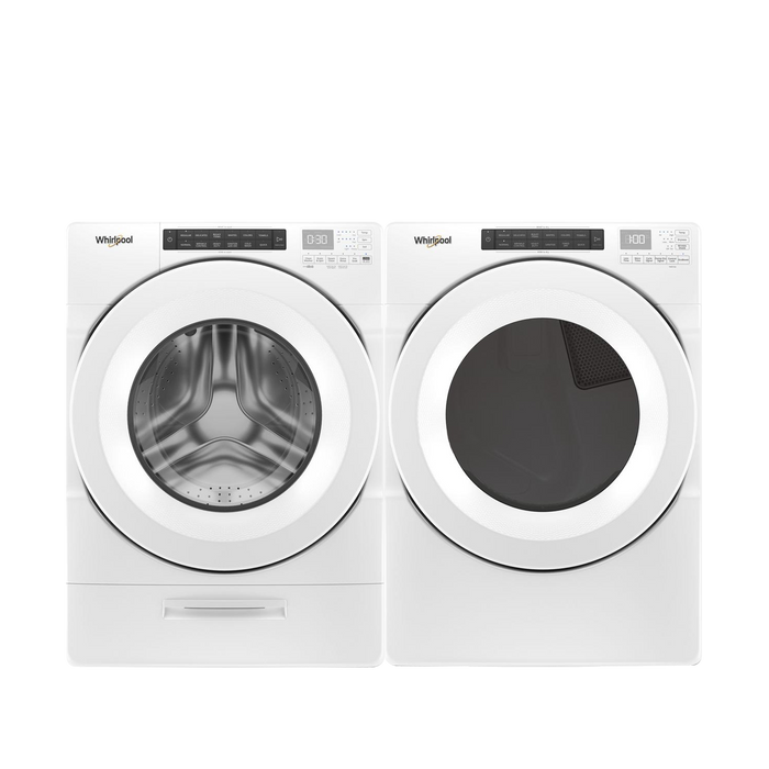 Whirlpool� White Front Load Laundry Pair - Burnett Furniture (Henryetta, OK)