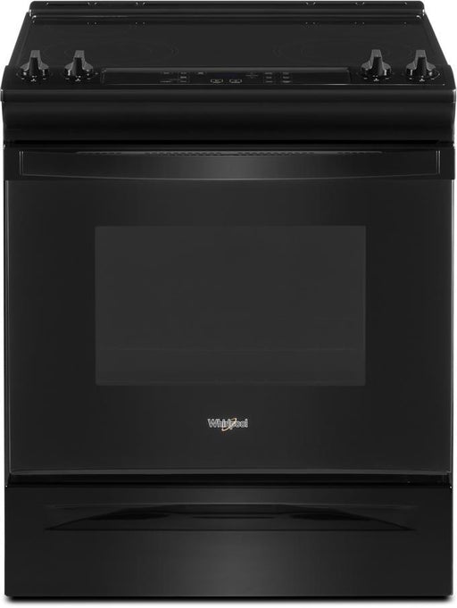 Whirlpool� 30" Black Freestanding Electric Range image