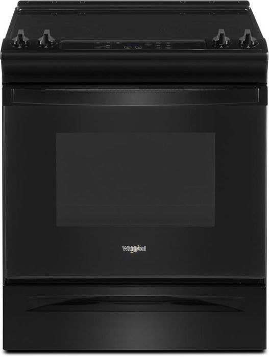 Whirlpool� 30" Black Freestanding Electric Range image