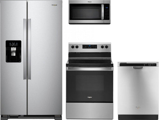 Whirlpool� 4 Piece Stainless Steel Kitchen Package - Burnett Furniture (Henryetta, OK)