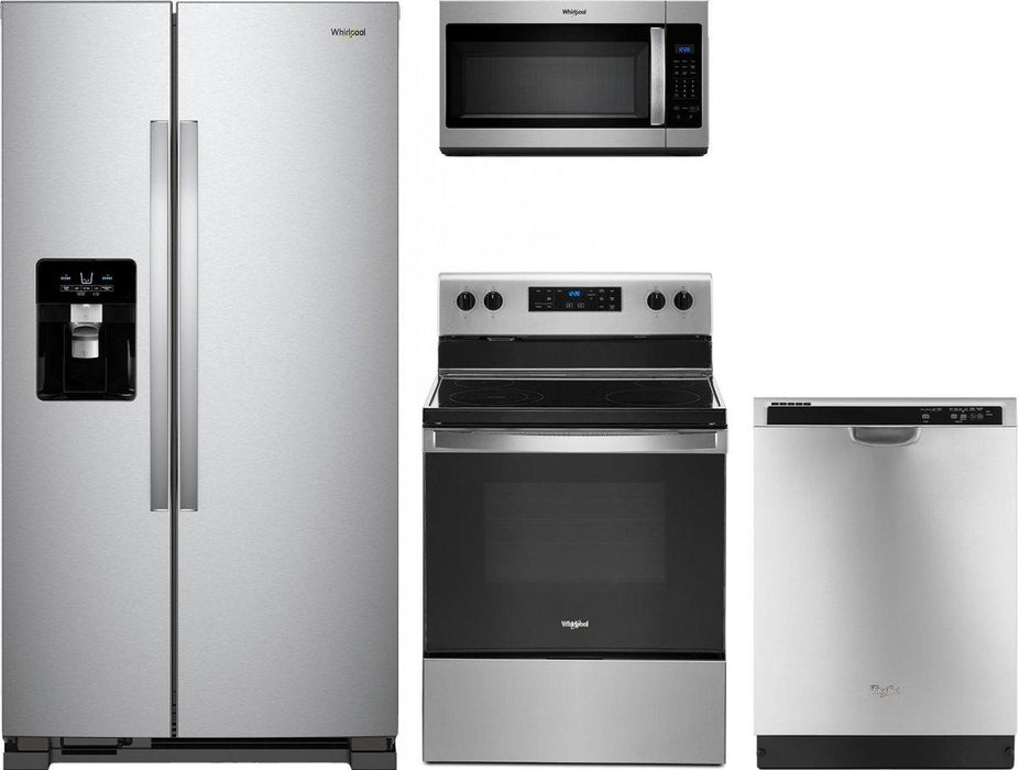 Whirlpool� 4 Piece Stainless Steel Kitchen Package - Burnett Furniture (Henryetta, OK)