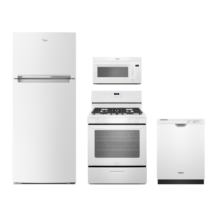 Whirlpool� 4 Piece White Kitchen Package - Burnett Furniture (Henryetta, OK)