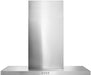 Whirlpool� 30" Wall Mount Flat Range Hood-Stainless Steel image