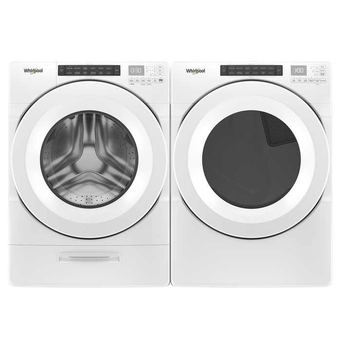 Whirlpool� White Front Load Laundry Pair - Burnett Furniture (Henryetta, OK)