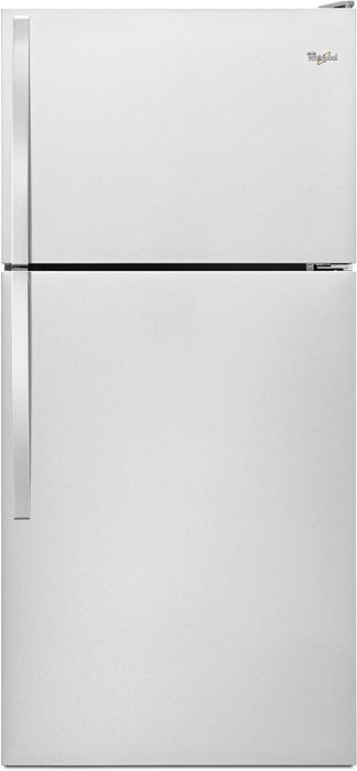 Whirlpool� 18.3 Cu. Ft. Monochromatic Stainless Steel Top Freezer Refrigerator image