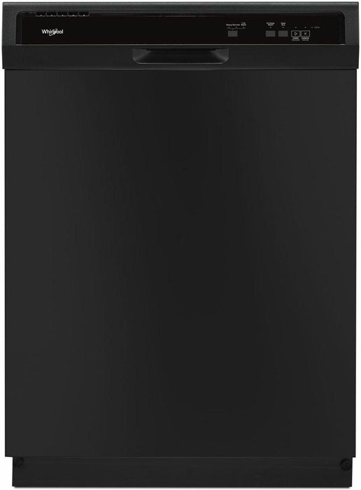 Whirlpool� 24" Built In Dishwasher-Black - Burnett Furniture (Henryetta, OK)