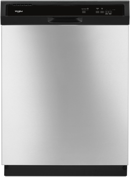 Whirlpool� 24" Built In Dishwasher-Stainless Steel - Burnett Furniture (Henryetta, OK)