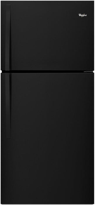 Whirlpool� 18.2 Cu. Ft. Black Top Freezer Refrigerator - Burnett Furniture (Henryetta, OK)