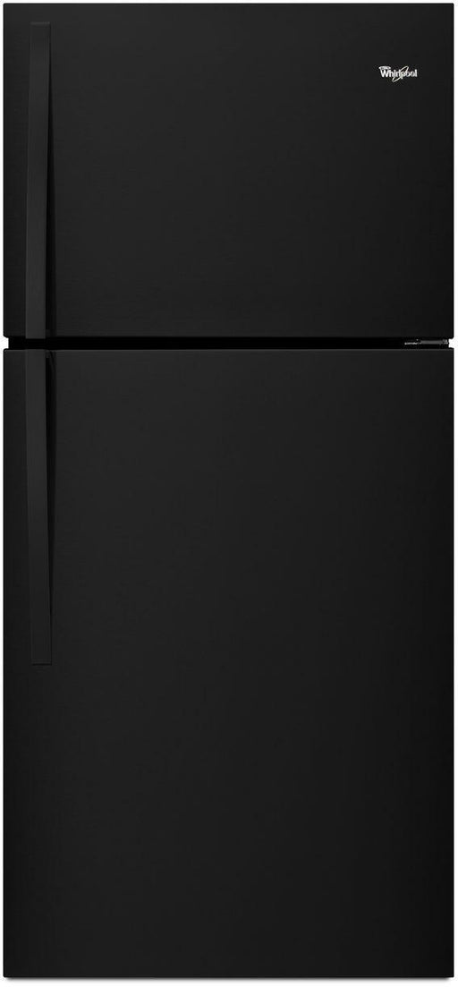 Whirlpool� 18.2 Cu. Ft. Black Top Freezer Refrigerator - Burnett Furniture (Henryetta, OK)